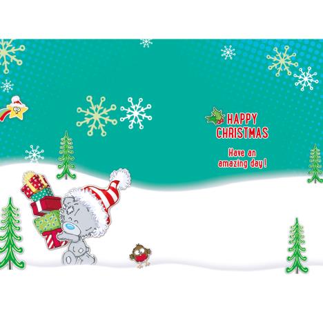 Brilliant Grandson My Dinky Bear Me to You Bear Christmas Card Extra Image 1